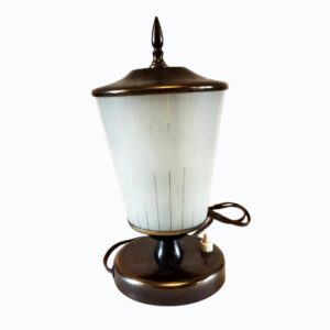 Koperen Art Deco lamp